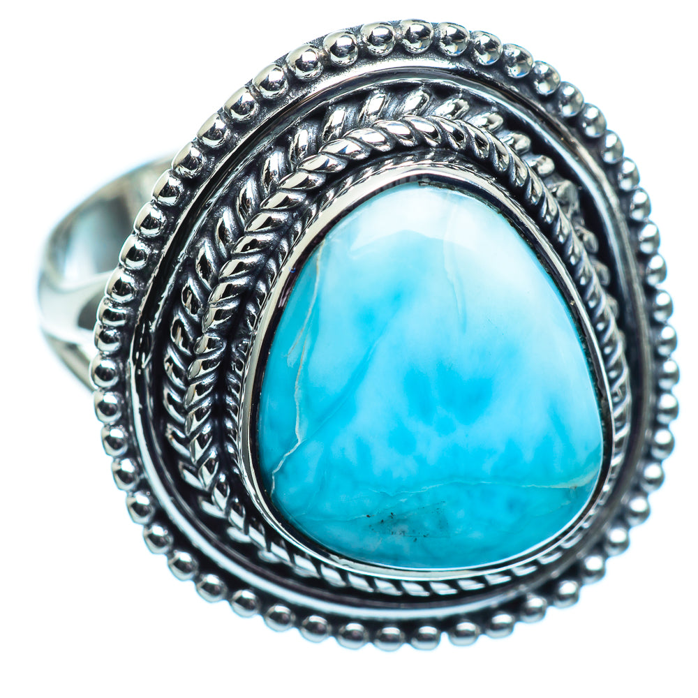 Larimar Rings handcrafted by Anasilvercos - RING997943