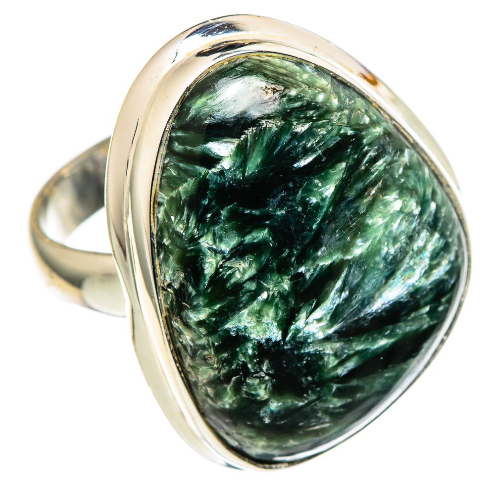 Seraphinite Rings handcrafted by Anasilvercos - RING99801