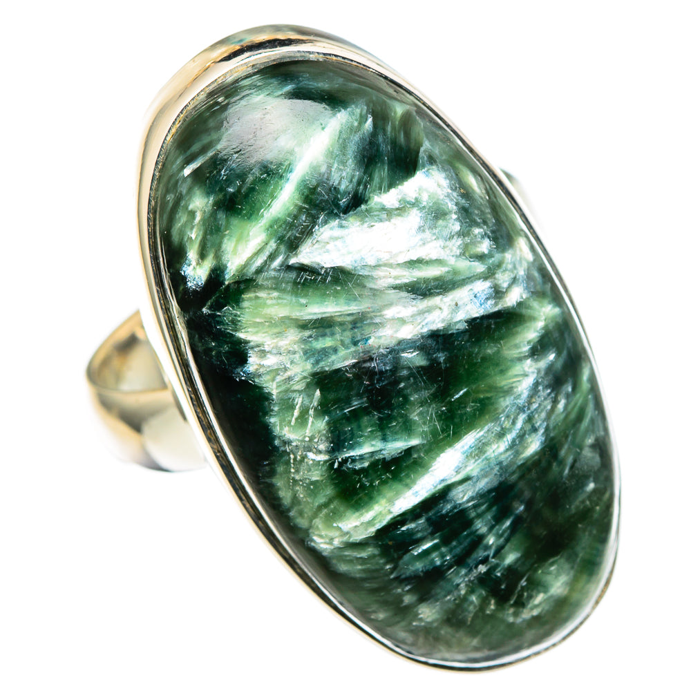 Seraphinite Rings handcrafted by Anasilvercos - RING99802