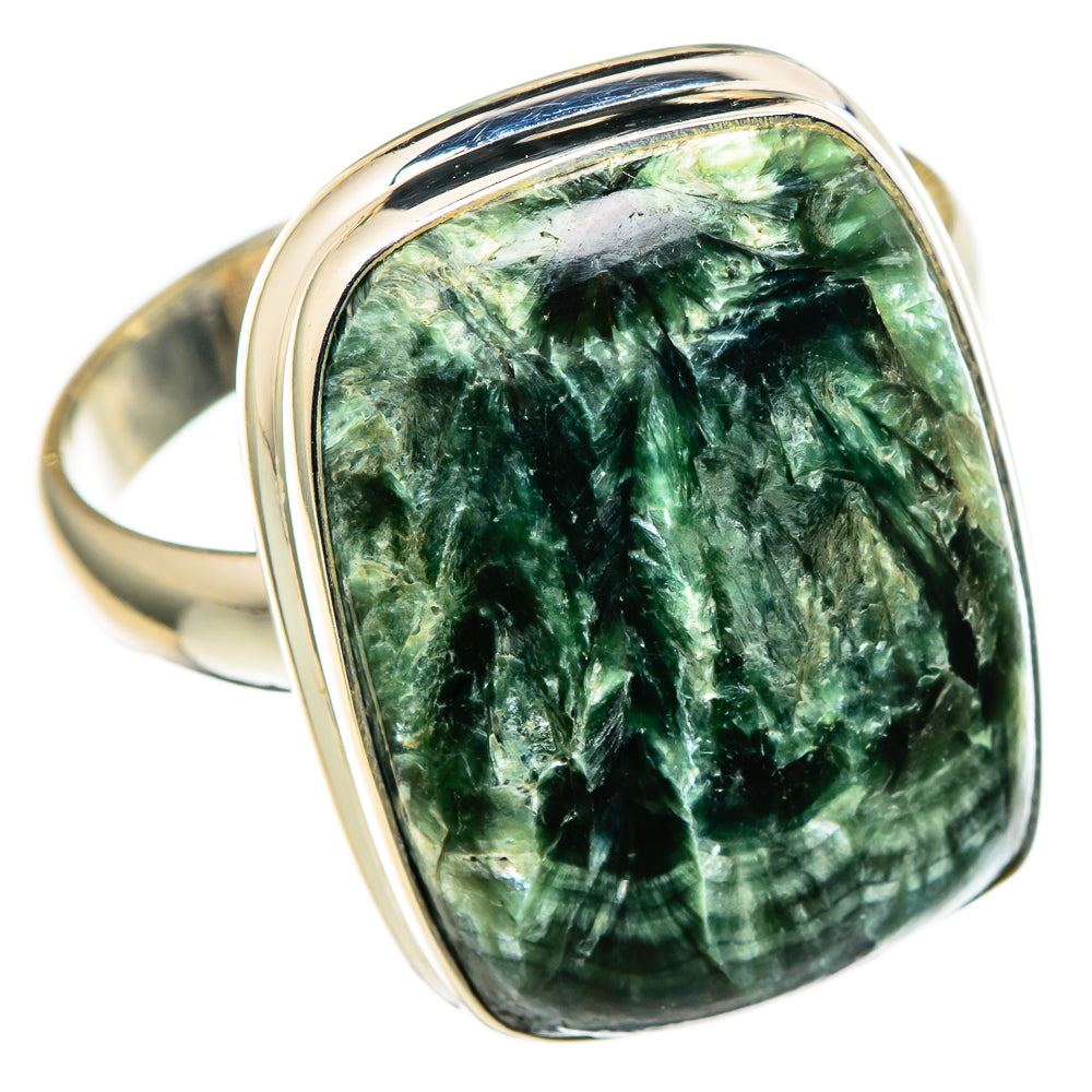 Seraphinite Rings handcrafted by Anasilvercos - RING99803
