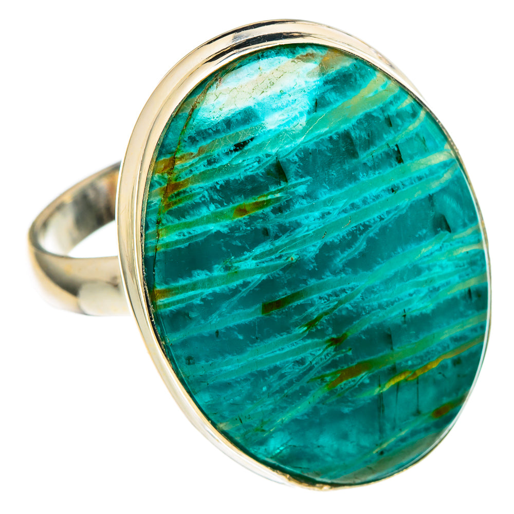 Amazonite Rings handcrafted by Anasilvercos - RING99804 - Photo 2