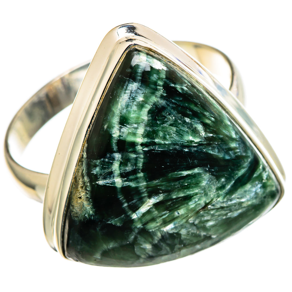 Seraphinite Rings handcrafted by Anasilvercos - RING99806 - Photo 2