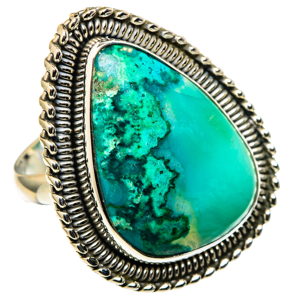 Chrysocolla Rings handcrafted by Anasilvercos - RING99807