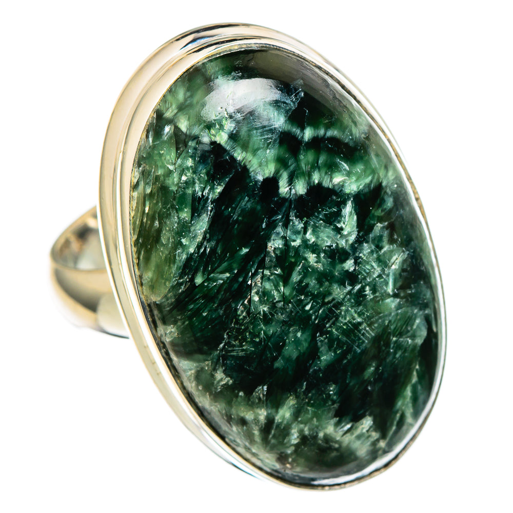 Seraphinite Rings handcrafted by Anasilvercos - RING99808