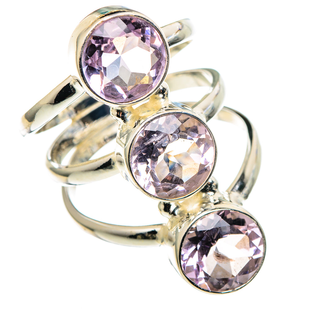 Kunzite Rings handcrafted by Anasilvercos - RING99819