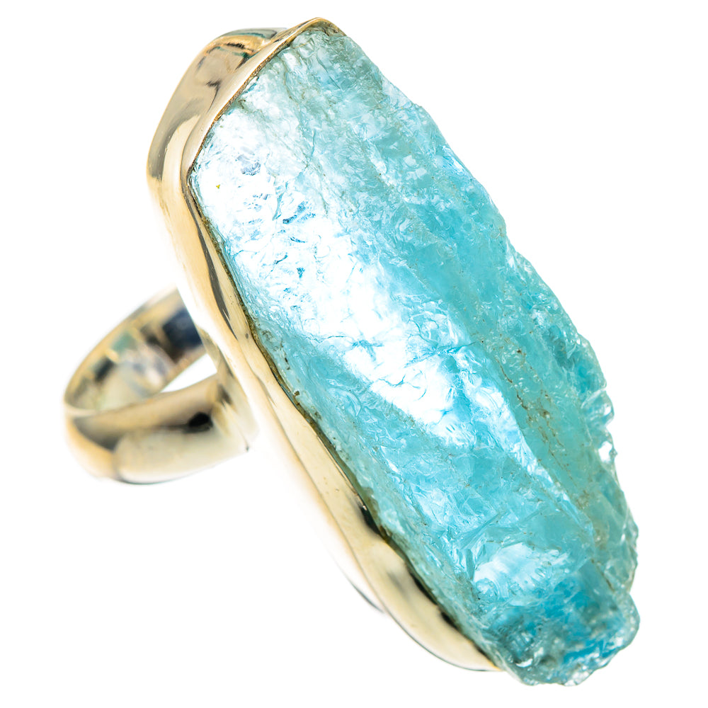 Aquamarine Rings handcrafted by Anasilvercos - RING99832
