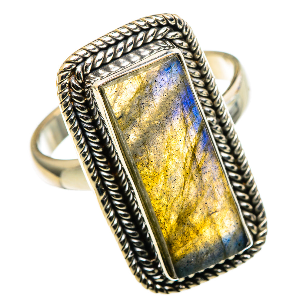 Labradorite Rings handcrafted by Anasilvercos - RING99833