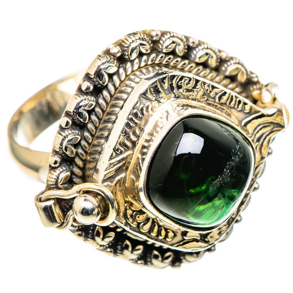 Green Tourmaline Rings handcrafted by Anasilvercos - RING99836