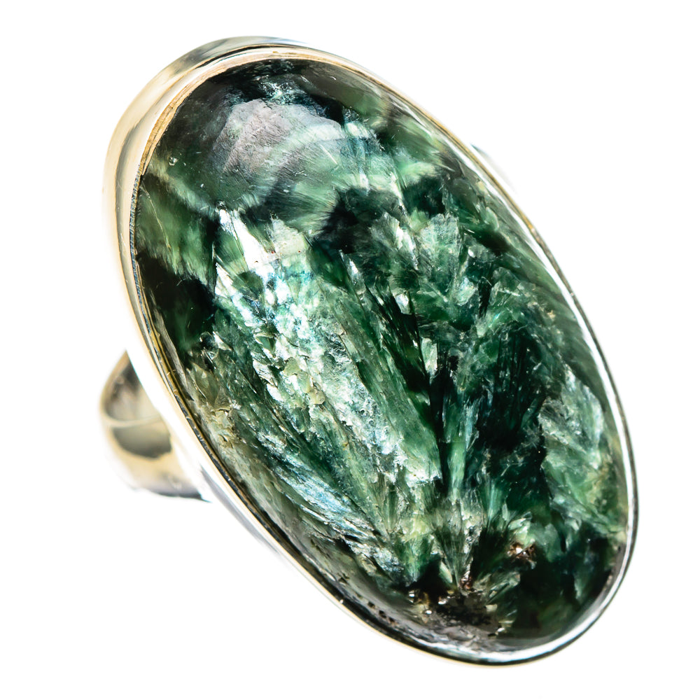 Seraphinite Rings handcrafted by Anasilvercos - RING99837
