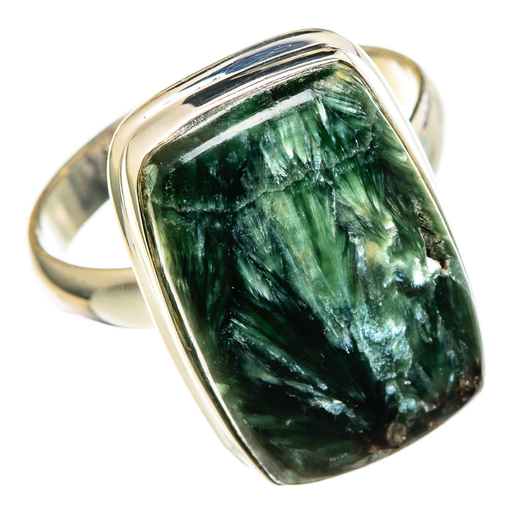 Seraphinite Rings handcrafted by Anasilvercos - RING99838