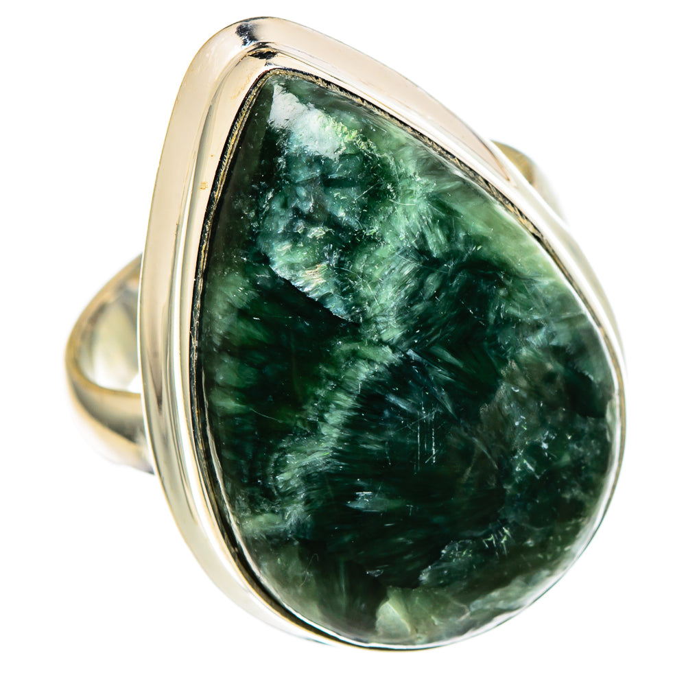 Seraphinite Rings handcrafted by Anasilvercos - RING99841