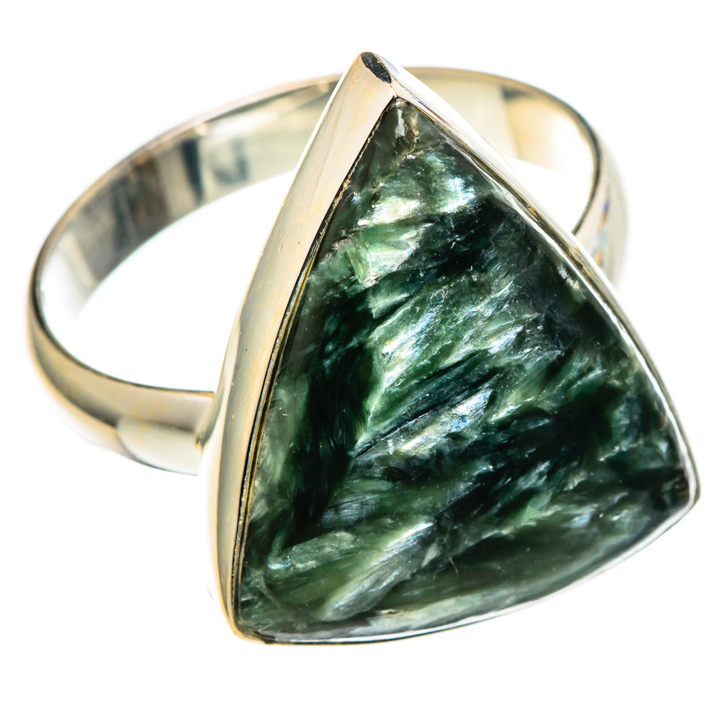 Seraphinite Rings handcrafted by Anasilvercos - RING99843