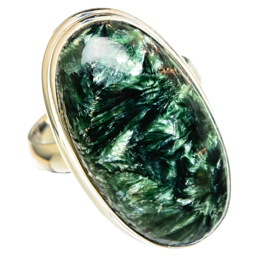 Seraphinite Rings handcrafted by Anasilvercos - RING99845