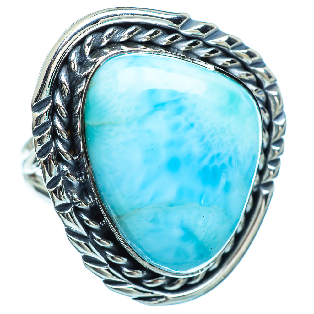 Larimar Rings handcrafted by Anasilvercos - RING998588