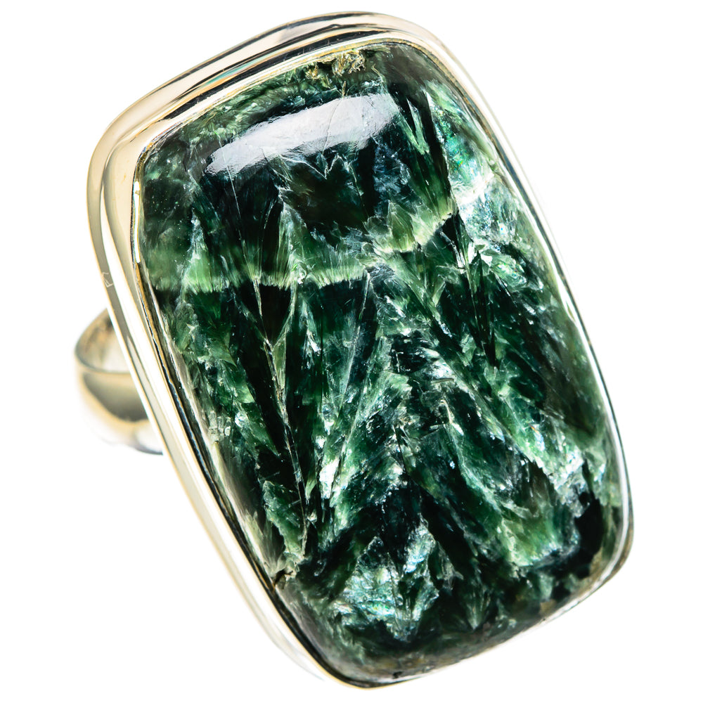 Seraphinite Rings handcrafted by Anasilvercos - RING99861