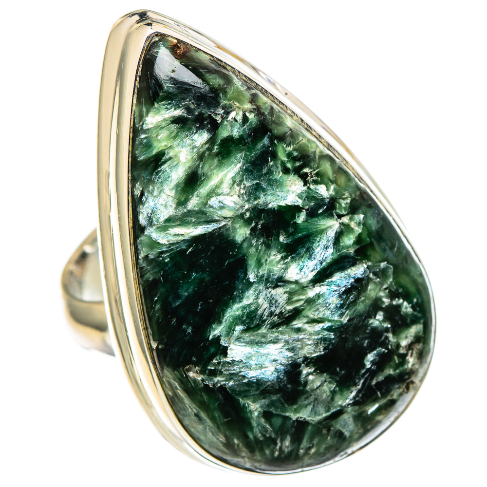 Seraphinite Rings handcrafted by Anasilvercos - RING99862
