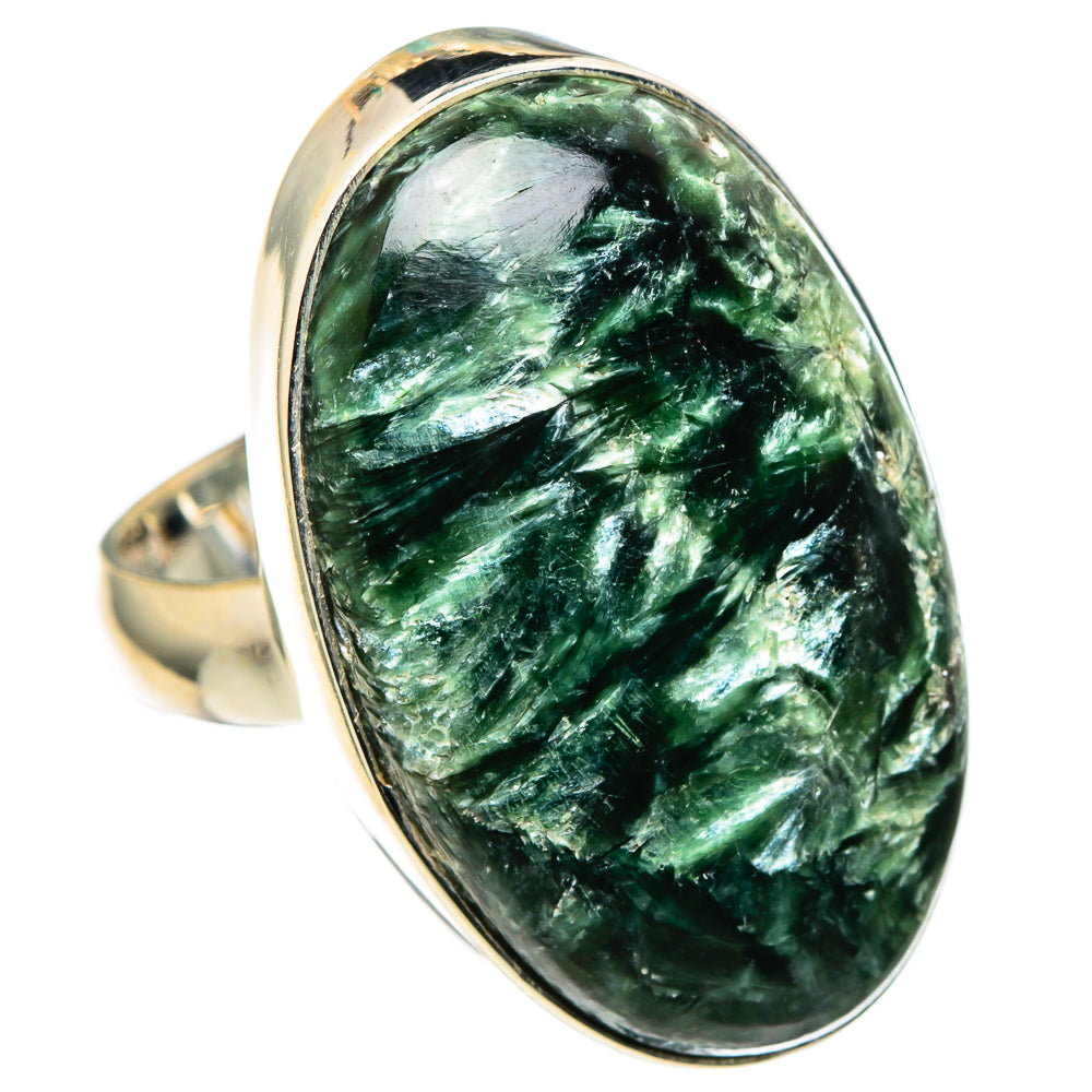 Seraphinite Rings handcrafted by Anasilvercos - RING99863