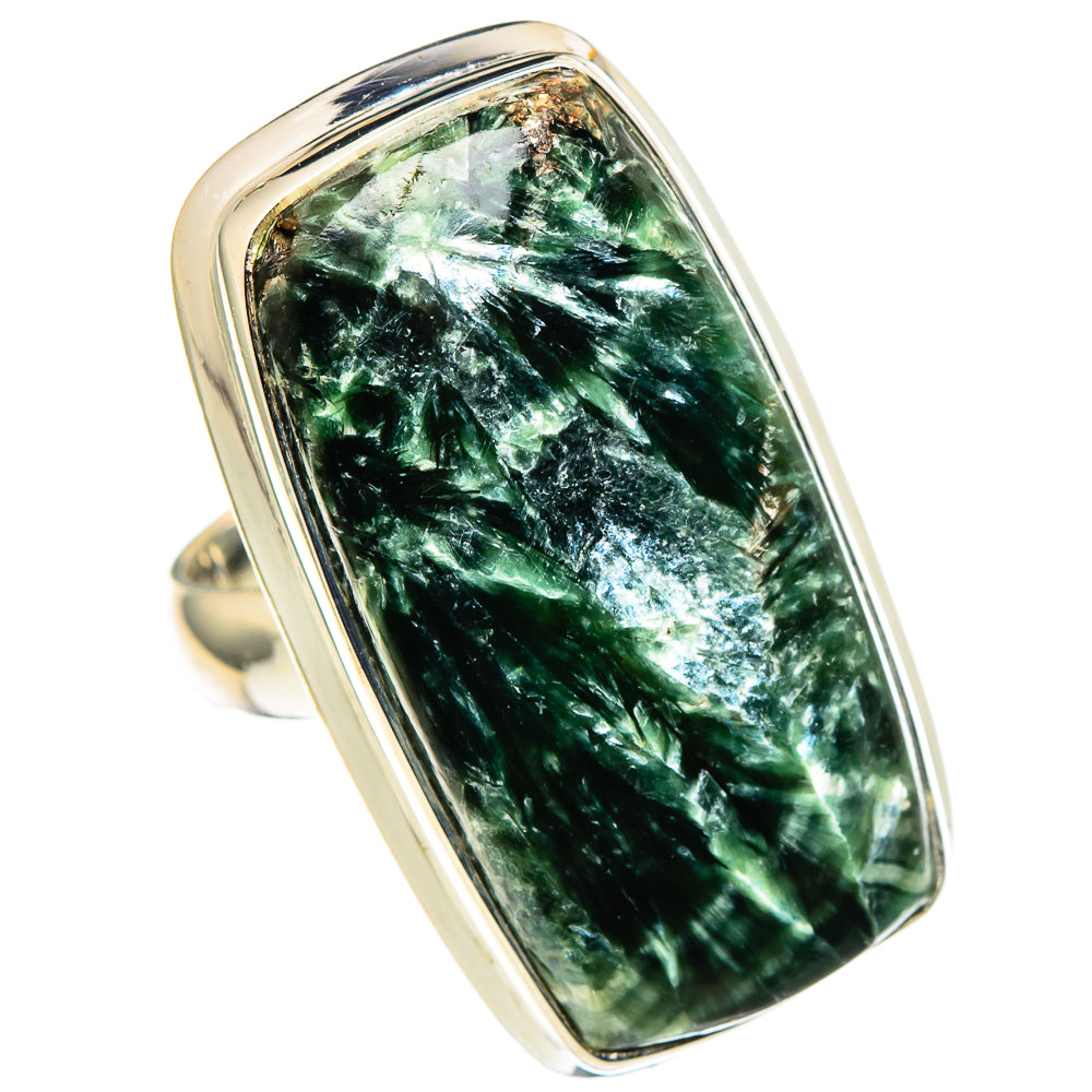 Seraphinite Rings handcrafted by Anasilvercos - RING99864