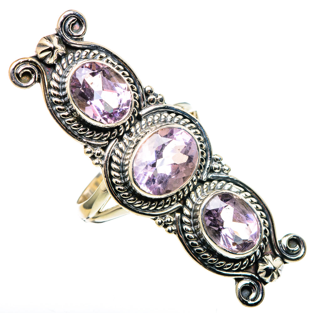 Kunzite Rings handcrafted by Anasilvercos - RING99866