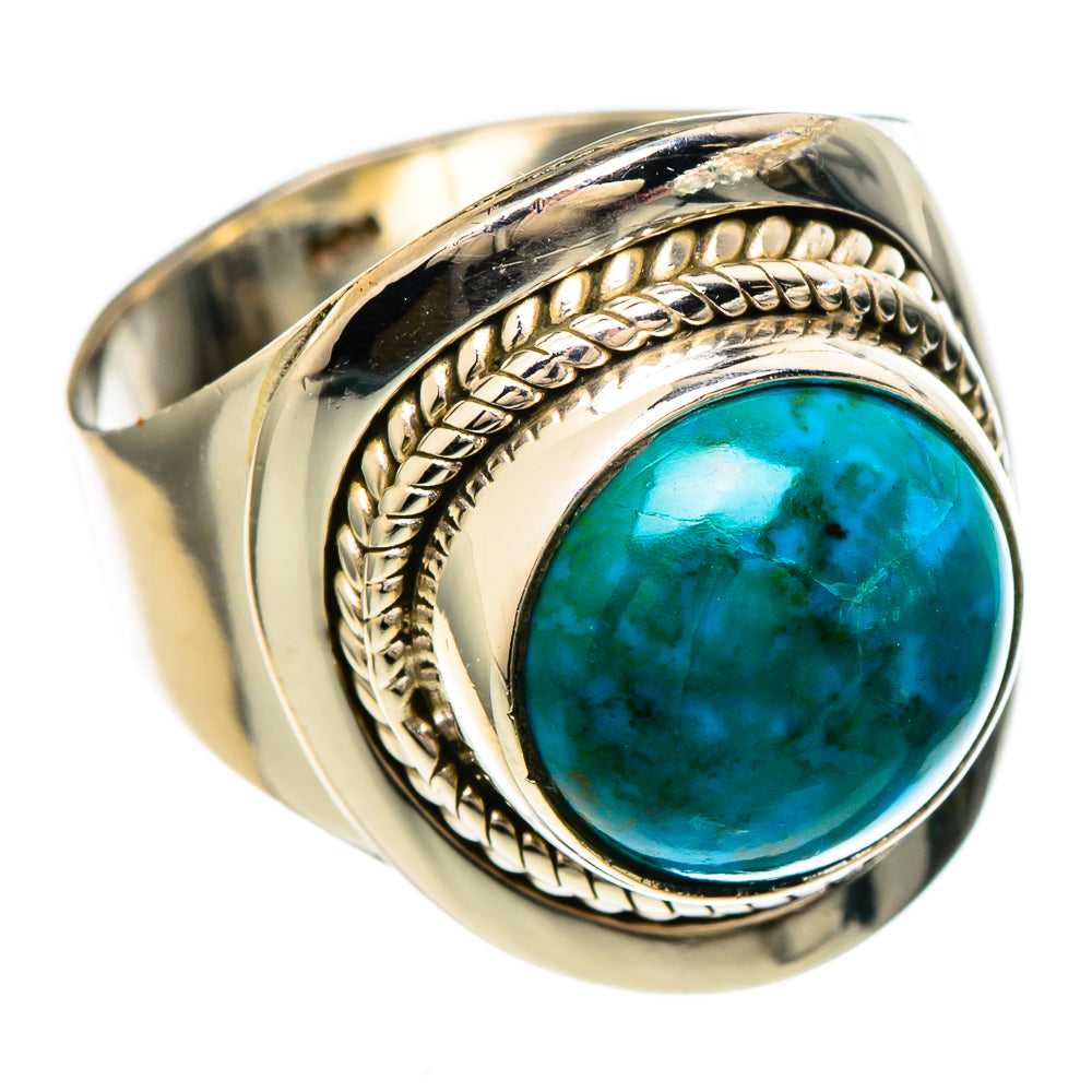 Chrysocolla Rings handcrafted by Anasilvercos - RING99871