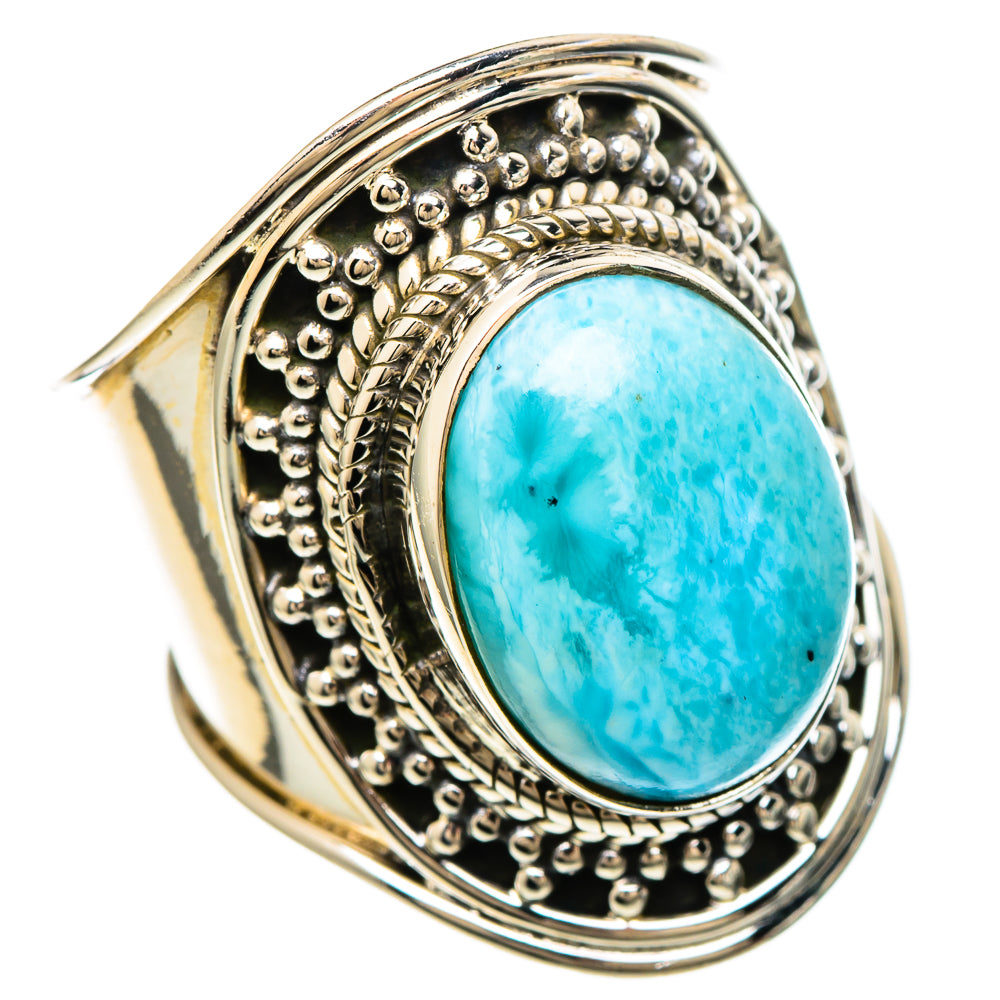 Larimar Rings handcrafted by Anasilvercos - RING99872