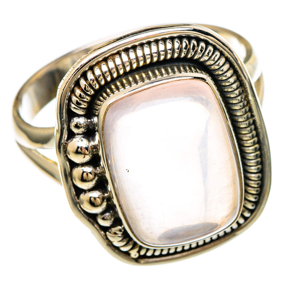 Rose Quartz Rings handcrafted by Anasilvercos - RING99888