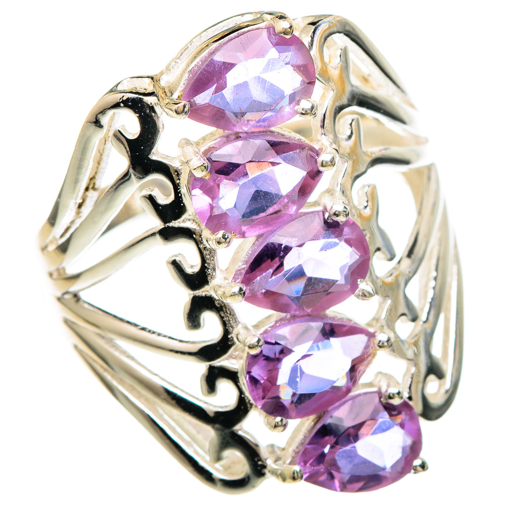 Color Change Alexandrite (lab.) Rings handcrafted by Anasilvercos - RING99894