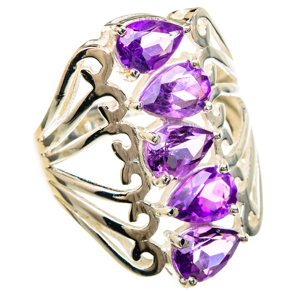 Amethyst Rings handcrafted by Anasilvercos - RING99900