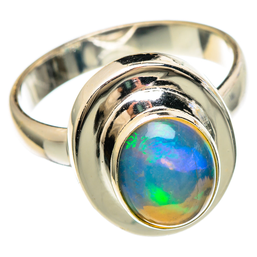 Ethiopian Opal Rings handcrafted by Anasilvercos - RING99909