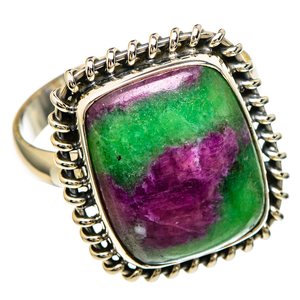 Ruby Zoisite Rings handcrafted by Anasilvercos - RING99920
