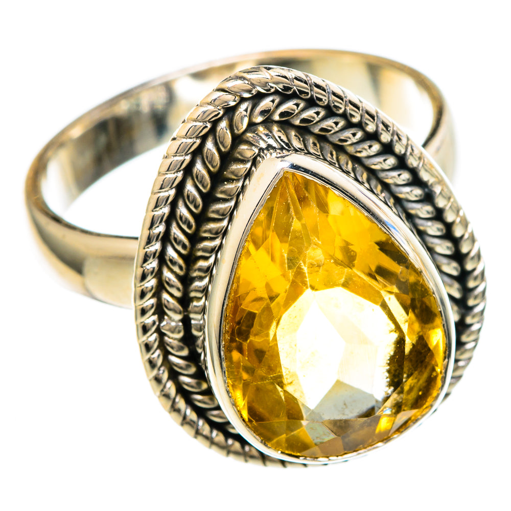 Citrine Rings handcrafted by Anasilvercos - RING99924