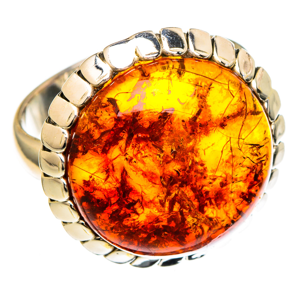 Baltic Amber Rings handcrafted by Anasilvercos - RING99926