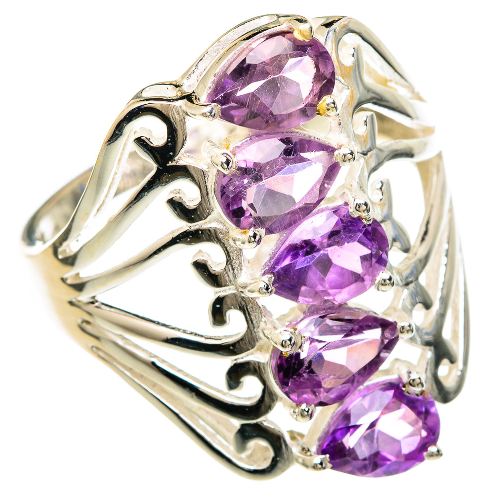 Color Change Alexandrite (lab.) Rings handcrafted by Anasilvercos - RING99941