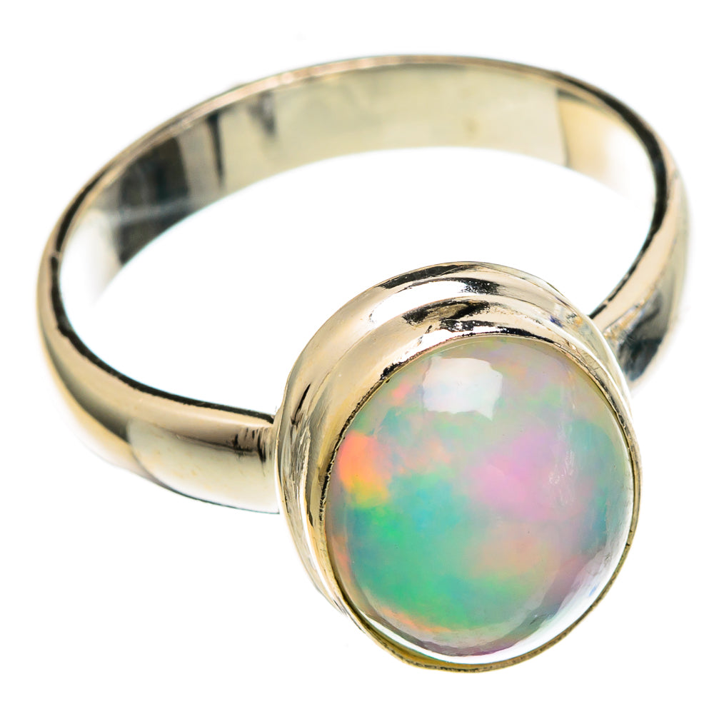 Ethiopian Opal Rings handcrafted by Anasilvercos - RING99946
