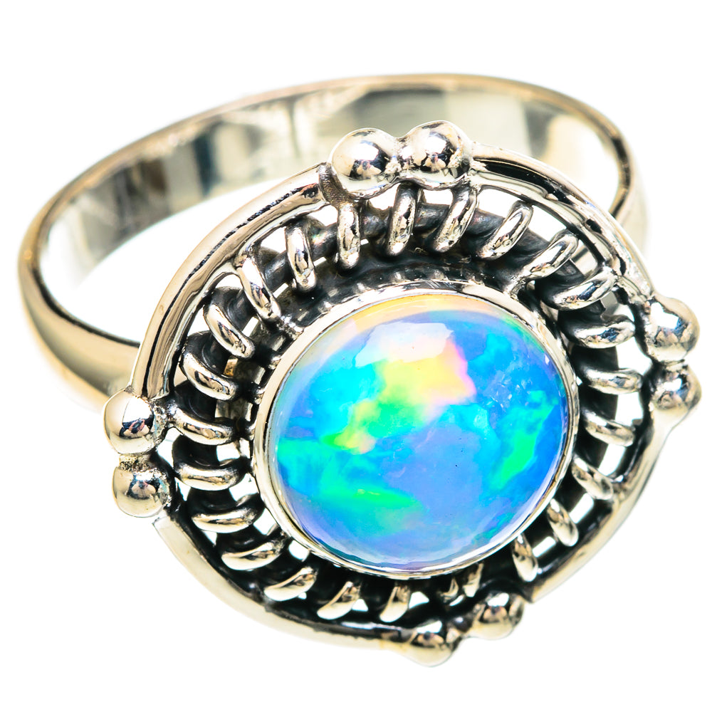 Ethiopian Opal Rings handcrafted by Anasilvercos - RING99947