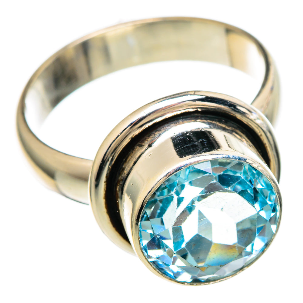 Blue Topaz Rings handcrafted by Anasilvercos - RING99955 - Photo 2