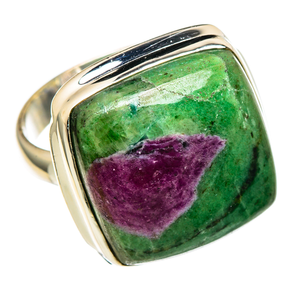 Ruby Zoisite Rings handcrafted by Anasilvercos - RING99957