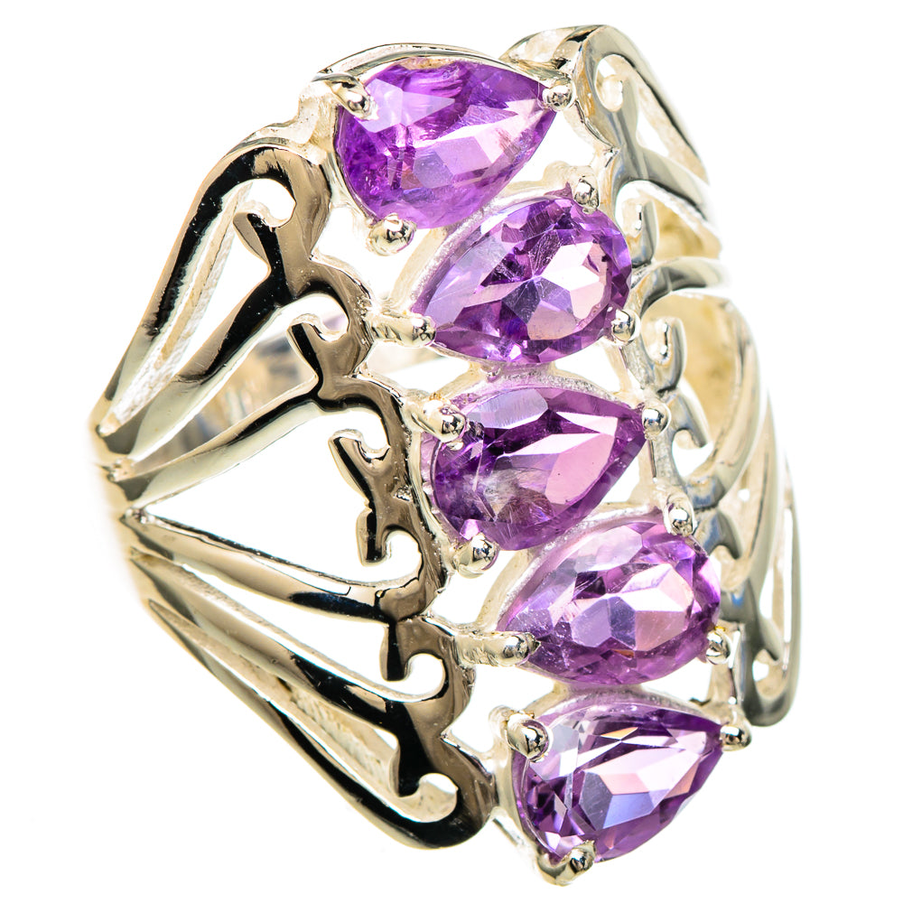 Amethyst Rings handcrafted by Anasilvercos - RING99972