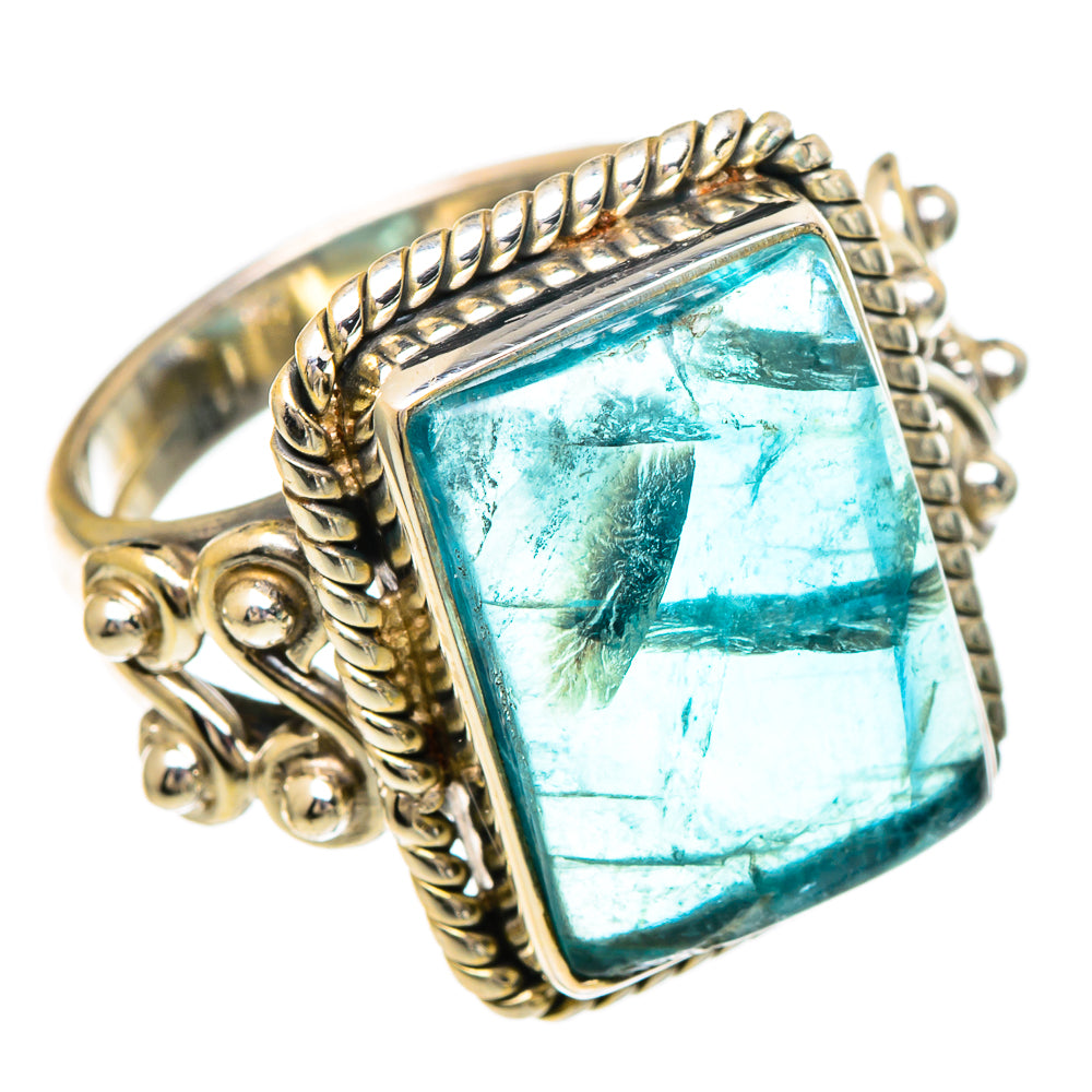 Green Fluorite Rings handcrafted by Anasilvercos - RING99986