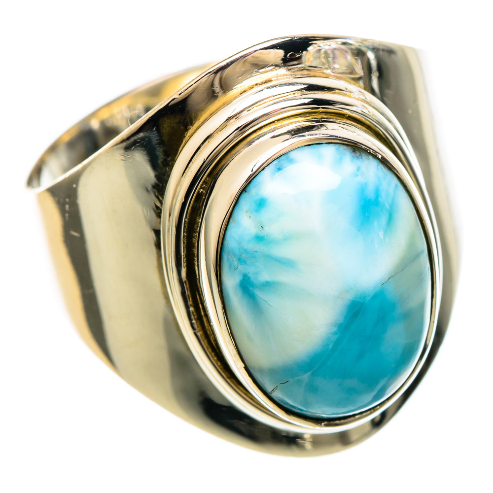 Larimar Rings handcrafted by Anasilvercos - RING99992