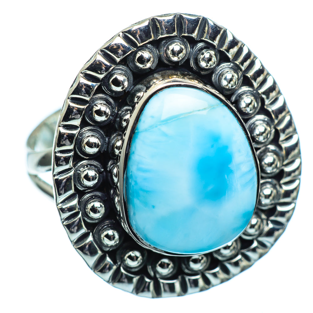 Larimar Rings handcrafted by Anasilvercos - RING999932