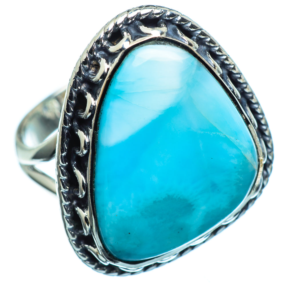 Larimar Rings handcrafted by Anasilvercos - RING999953