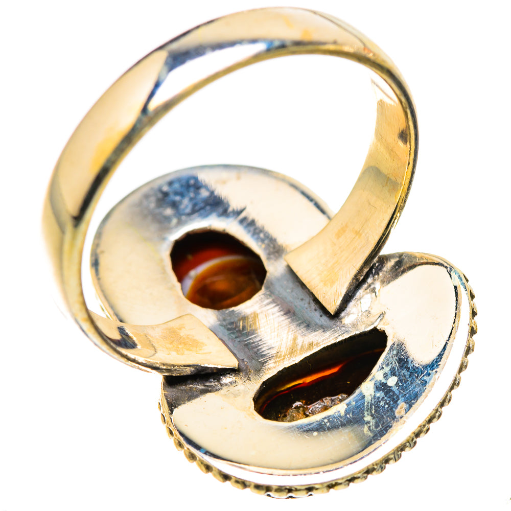 Mexican Fire Agate Ring Size 8 (925 Sterling Silver) RING135535