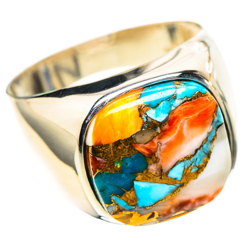 Spiny Oyster Turquoise Ring Size 9 (925 Sterling Silver) RING136820
