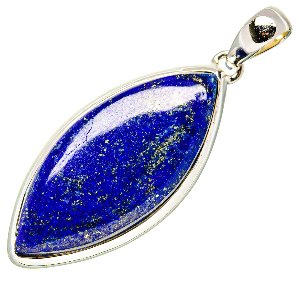 Lapis Lazuli Pendant 2 1/4" (925 Sterling Silver) PD36344