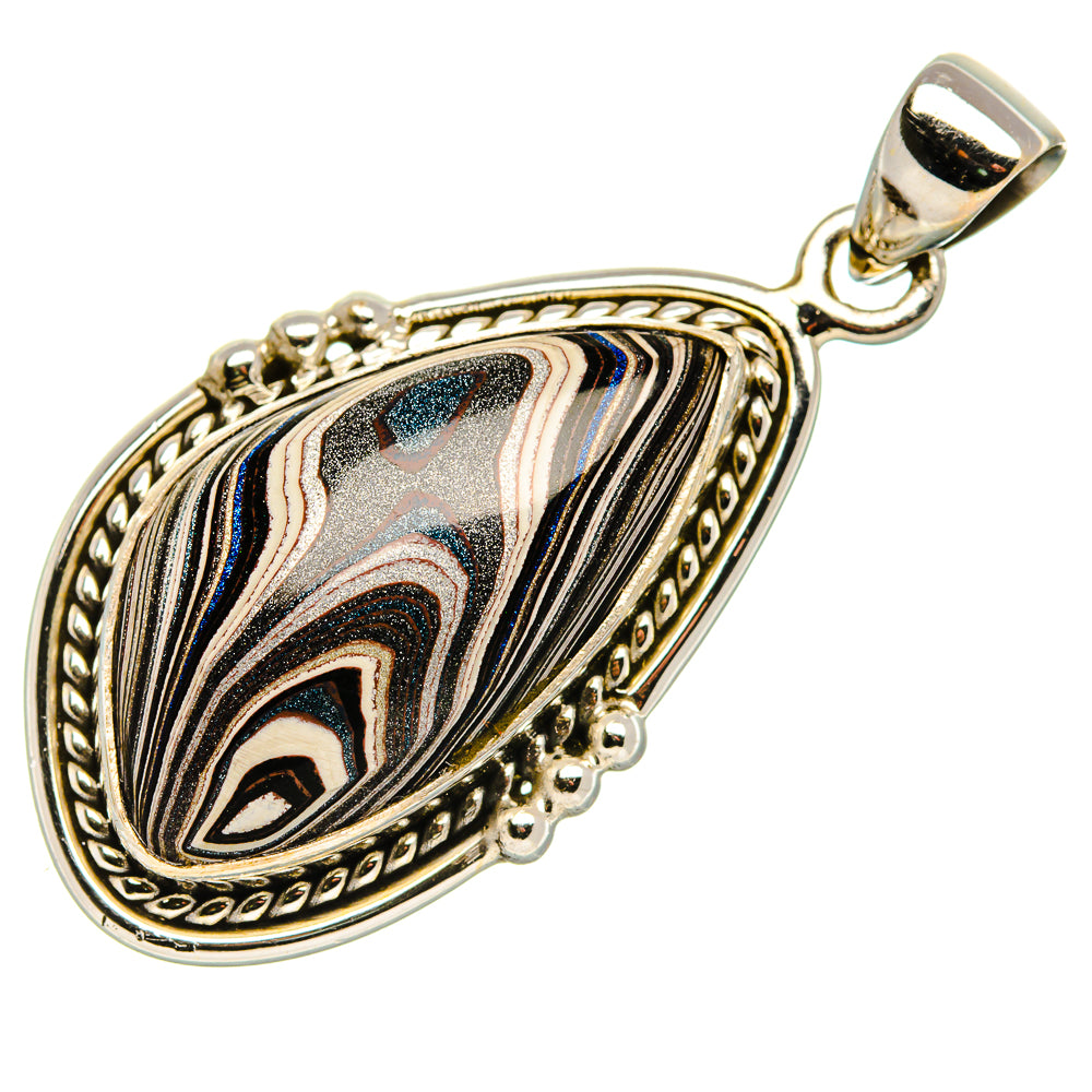 Fordrite 925 Sterling Silver Pendant 1 5/8" (925 Sterling Silver) PD37627