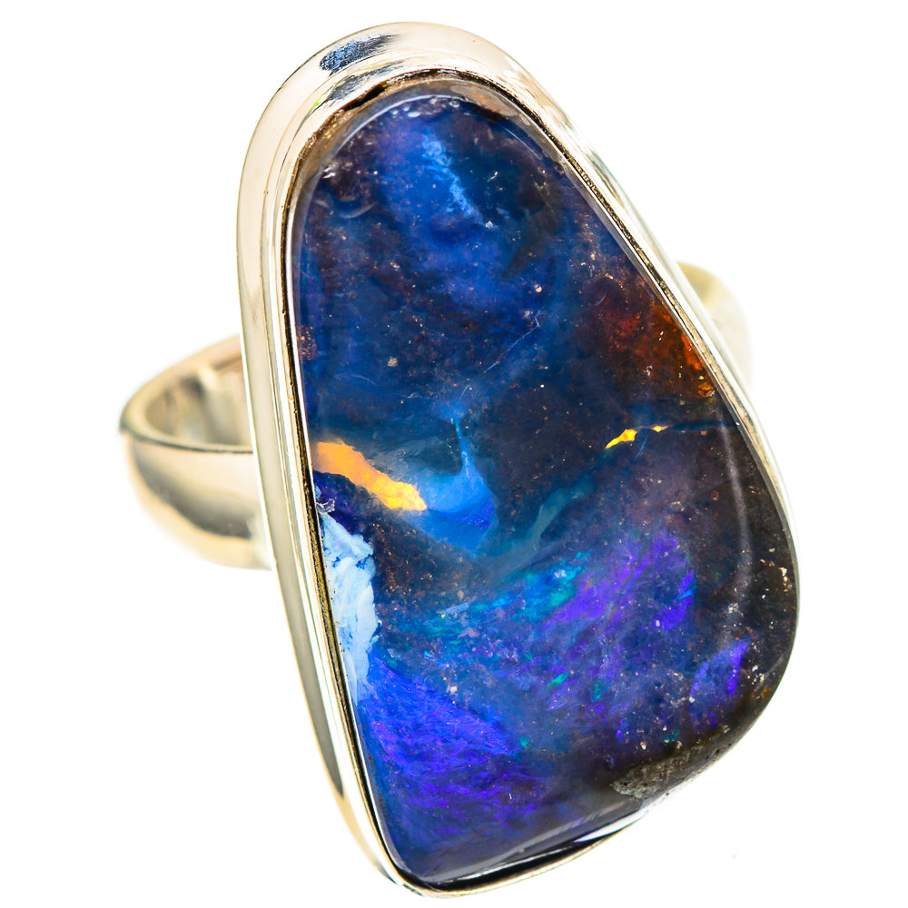 Australian Boulder Opal Ring Size 5.5 (925 Sterling Silver) RING136855