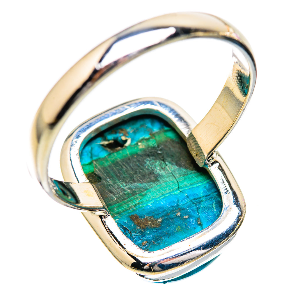Malachite In Chrysocolla Ring Size 13 (925 Sterling Silver) RING135884