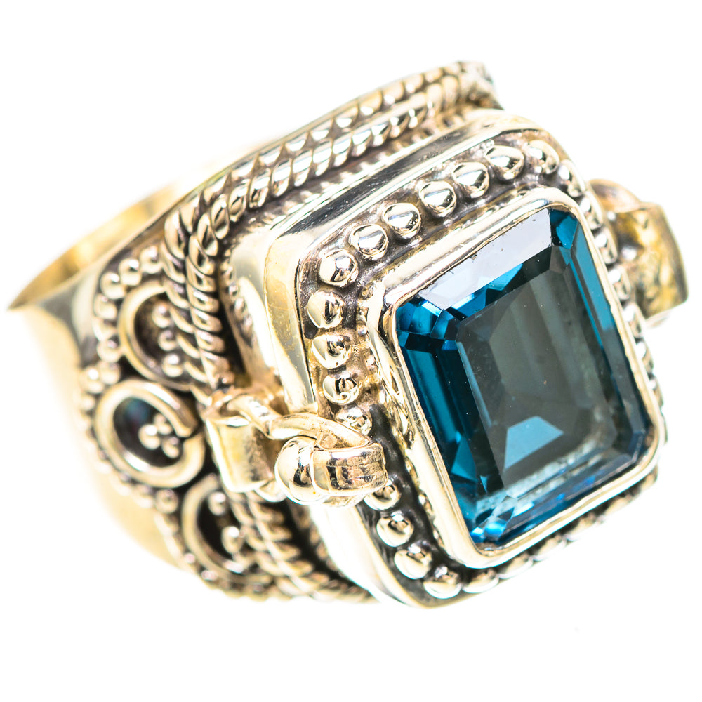 Poison Blue Topaz 925 Sterling Silver Ring Size 5.75 (925 Sterling Silver) RING137242