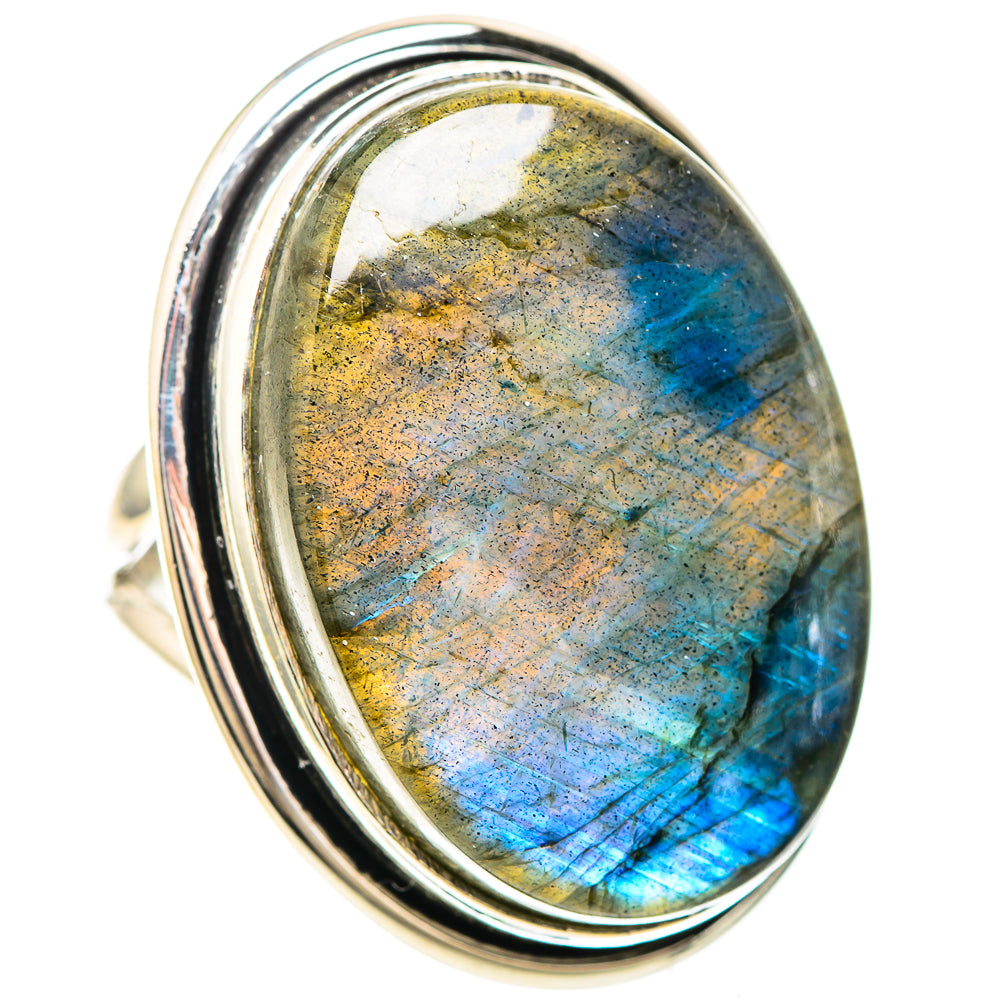 Large Labradorite Ring Size 7 (925 Sterling Silver) RING137119